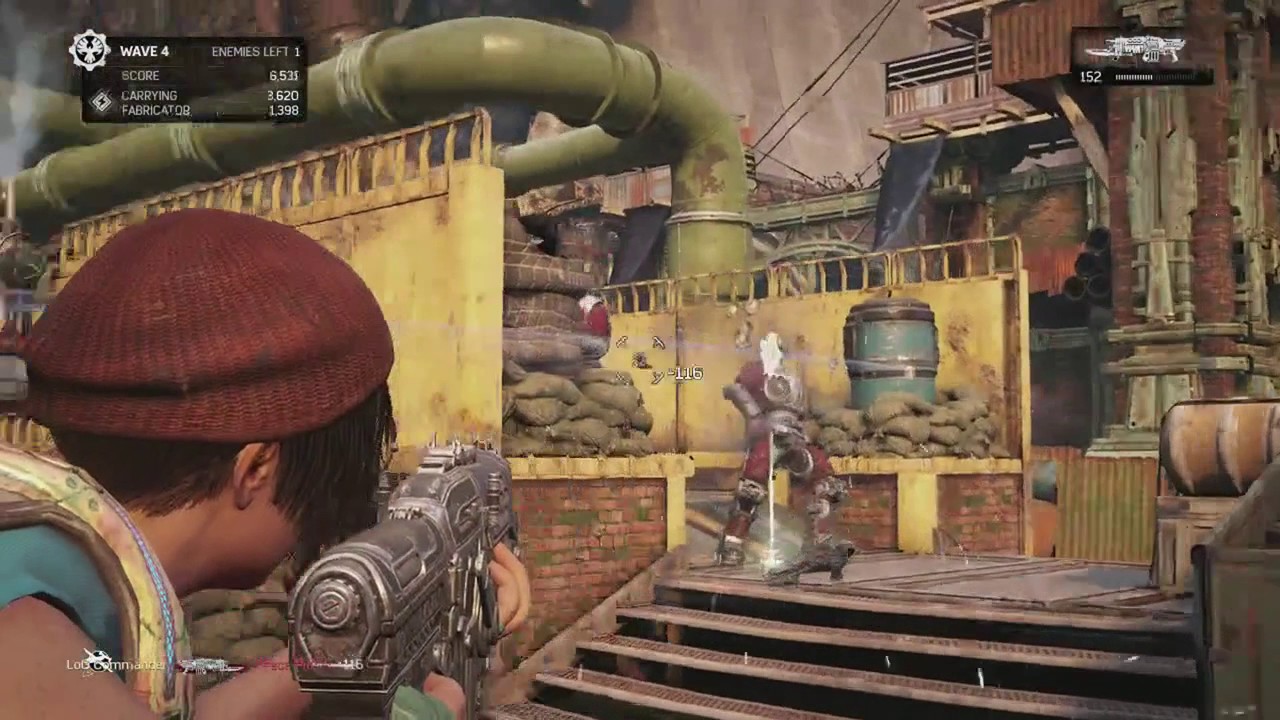 [Gears of War 4] Dam, 2-Man, Horde 1-50 (Insane)