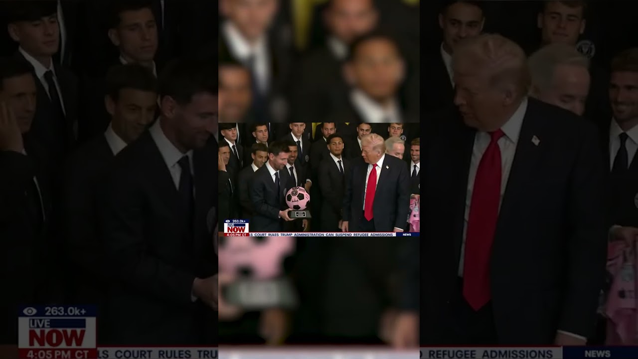 Lionel Messi, Inter Miami FC Gift Donald Trump Special Watch During White House Visit