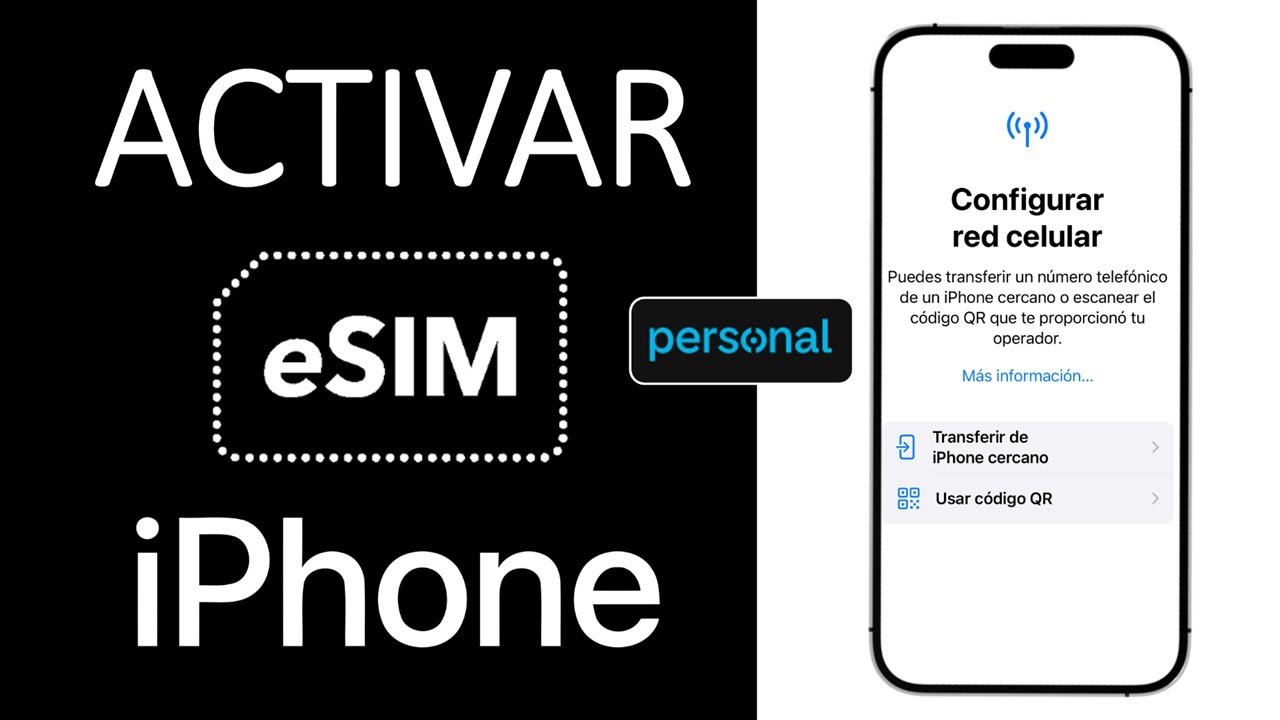 Como Pedir y Activar eSIM iPhone - Personal Argentina