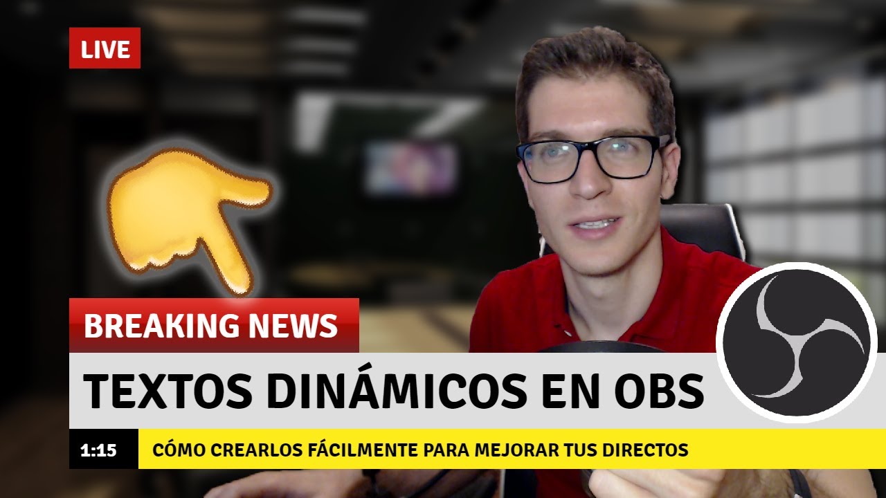 🔴 OBS: Cómo poner Textos en movimiento dinámicos en tus directos (paso a paso)