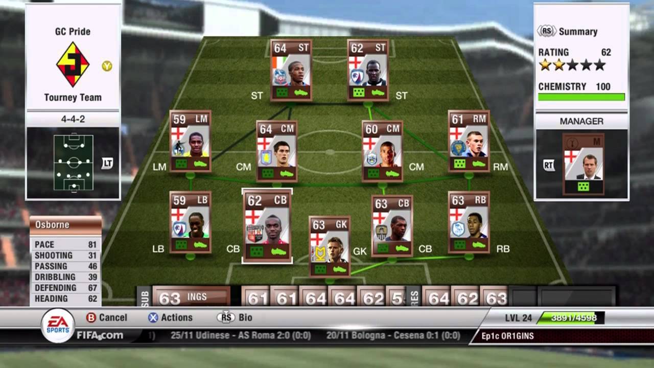 FIFA 12 Ultimate Team | Ballistic Bronzes Squad Builder | Bronze English BEAST Squad!