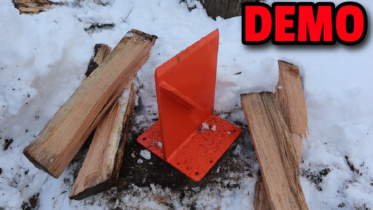 Какой дровокол лучше всего? Может быть, это дровокол Hi-Flame Firewood Kindling Splitter &mdash; демонс...