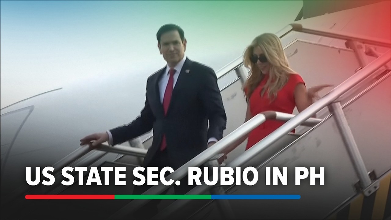 US Secretary of State Rubio arrives in the Philippines for ASEAN meeting | ABS-CBN News