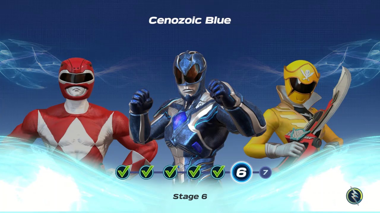 Power Rangers Battle for The Grid Arcade Mode with Cenozoic Blue Ranger Full Playthrough