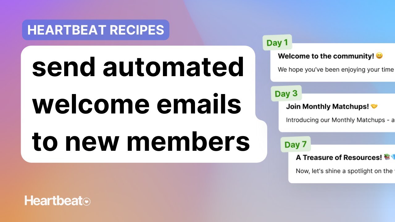 How to setup automated welcome emails for your community