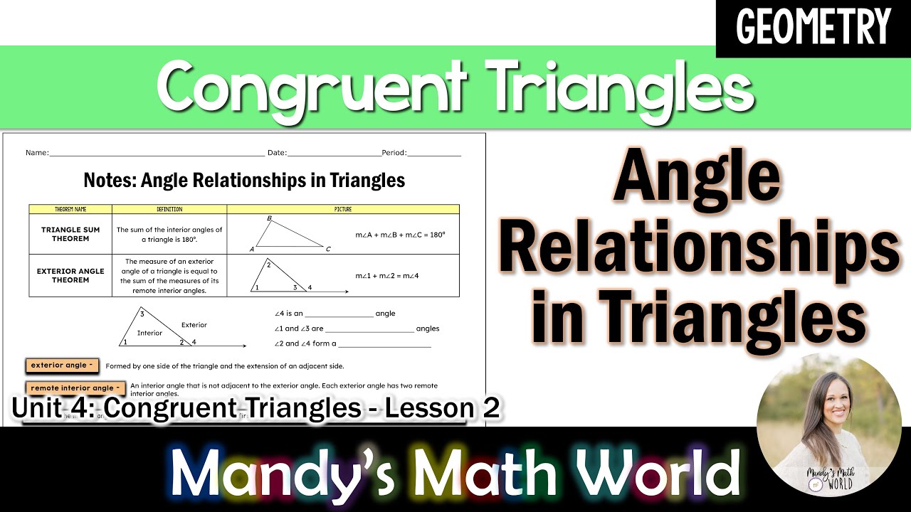 Angle Relationships in Triangles