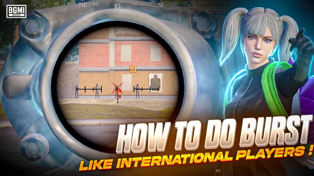 How To Do Burst Like International Players In BGMI 🔱[ Battle Grounds Mobile India 🇮🇳]