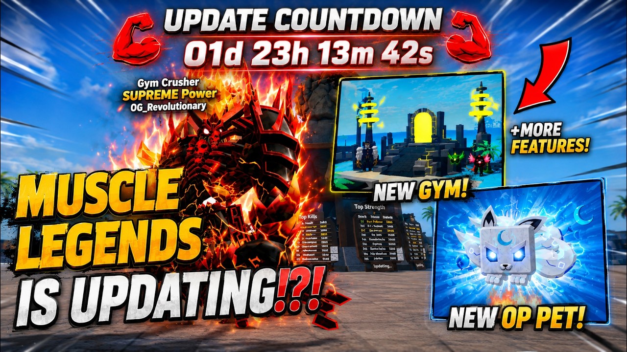 Muscle Legends is About to Drop the BIGGEST Update Ever.