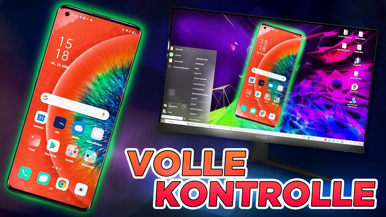 Smartphone vom PC aus steuern | Latenzfrei und einfach!
