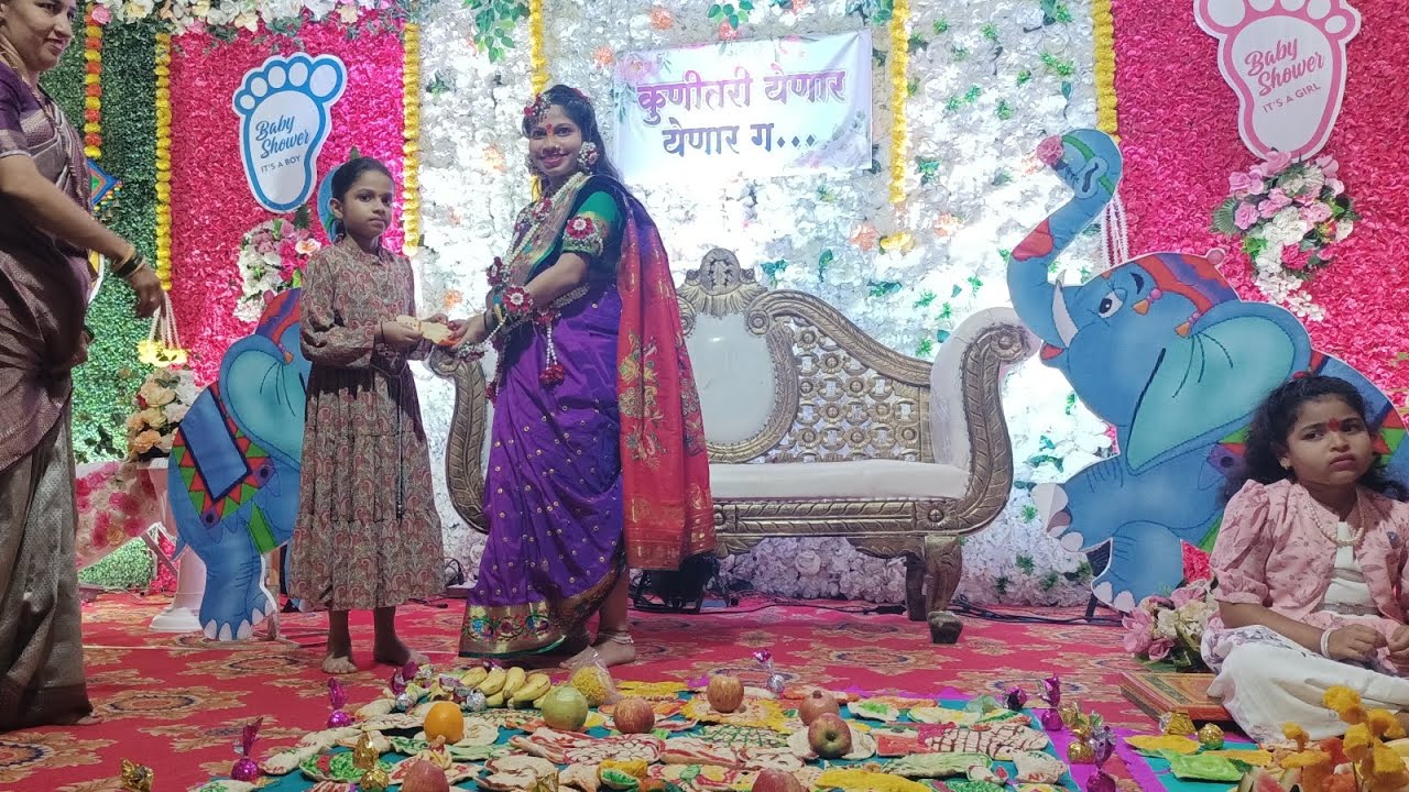 Neha Baby Shower||Goan fullla||Dohale jhevan#babyshower #dohalejevan