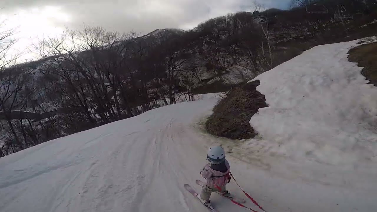 GOPR0243 14 Mar. 2026 Tsugaike, AfterChampionQuad lift,Champion Slope-Oya-no-haraSlope, take gondola