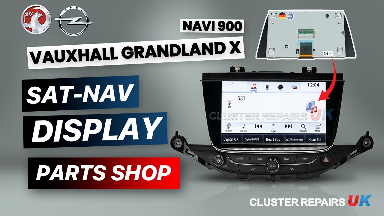 Vauxhall Grandland X Navi 900 Sat Nav Touchscreen Display Faulty? Spare Part - 2017 - 2024 Fixed!