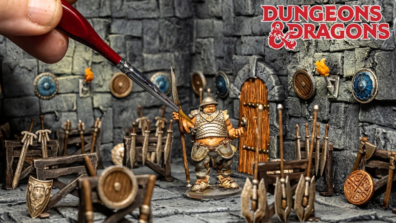 How to Make an Armoury Room for Dungeons & Dragons TTRPG