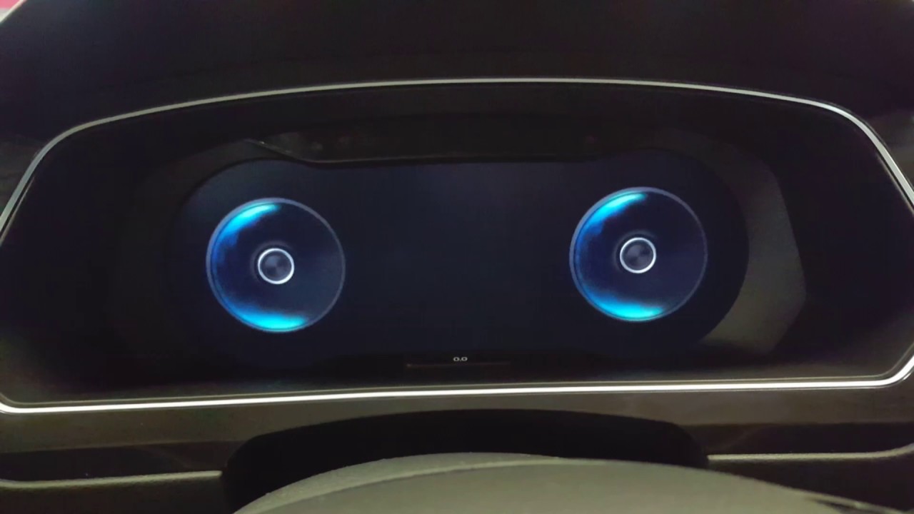 Das neue VW Digital Tacho hier im VW Tiguan