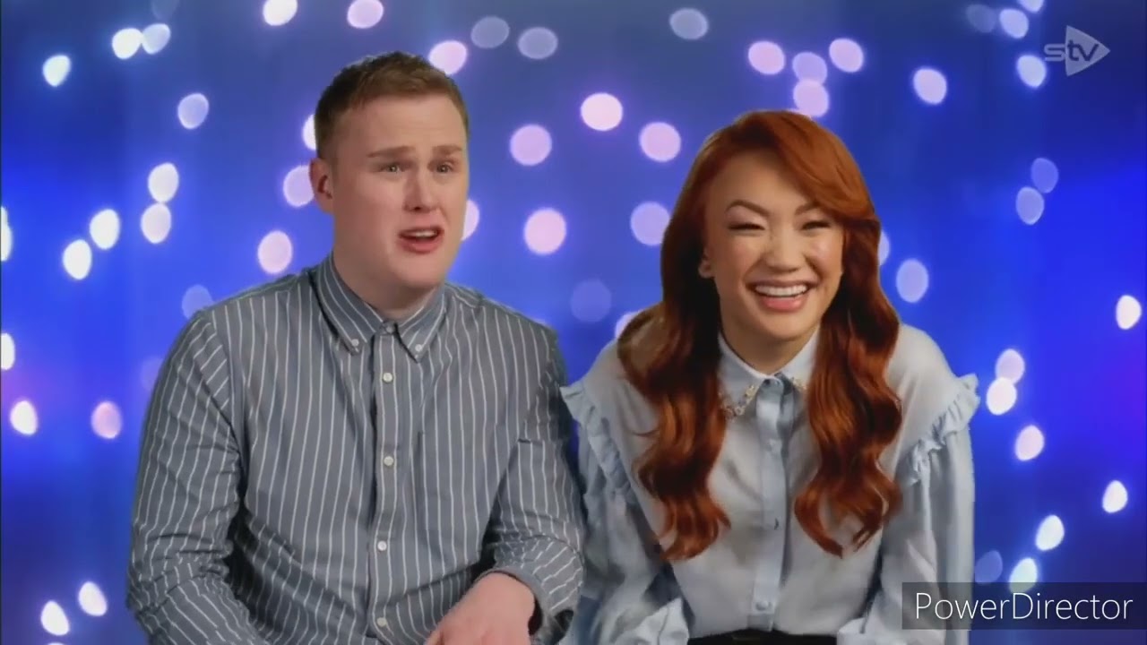 Josh Jones and Tippy Packard skating in Dancing On Ice (19/1/25)