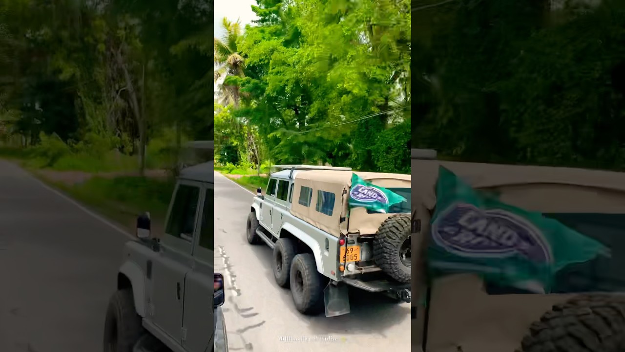 Defender 6X6 in Sri Lanka 🇱🇰 #defender  #srilanka  #defender6x6