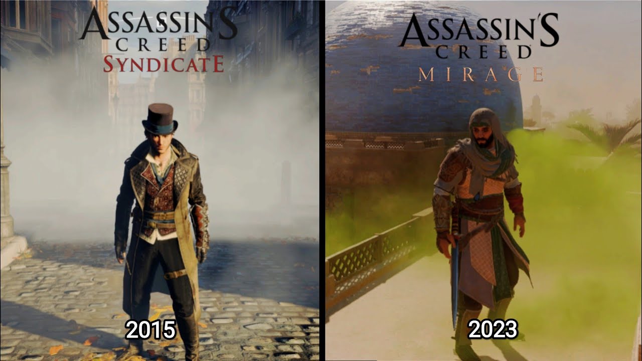 Assassin's Creed Mirage vs Assassin's Creed Syndicate - Physics and movement