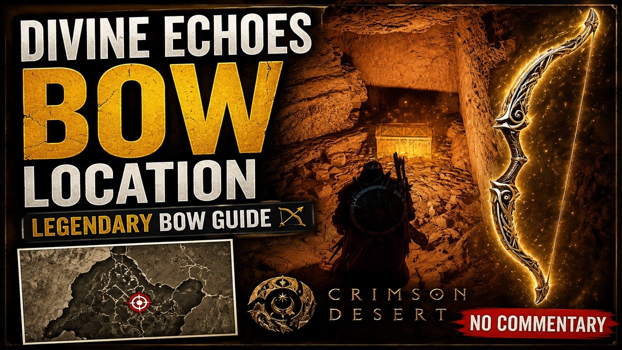 Divine Echoes Bow Location 🏹 Legendary Bow Guide | Crimson Desert No Commentary