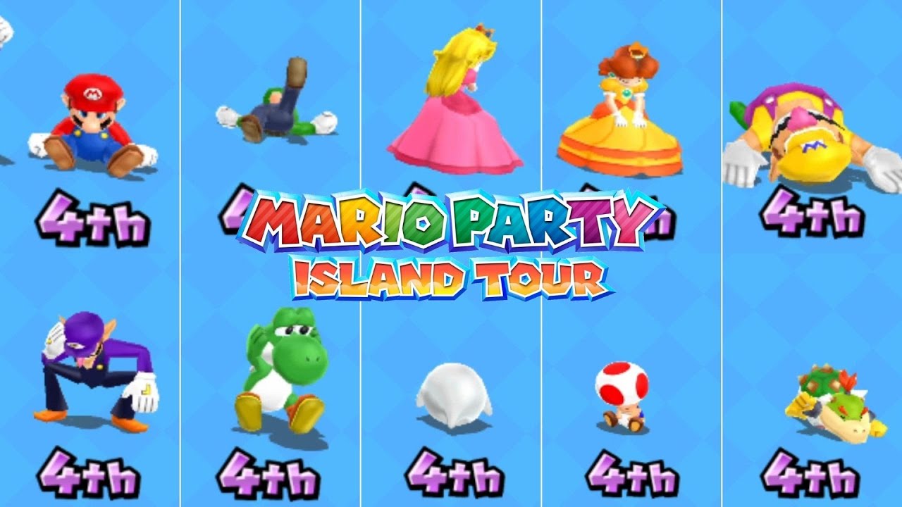 Mario Party: Island Tour // All Characters [4th Place]