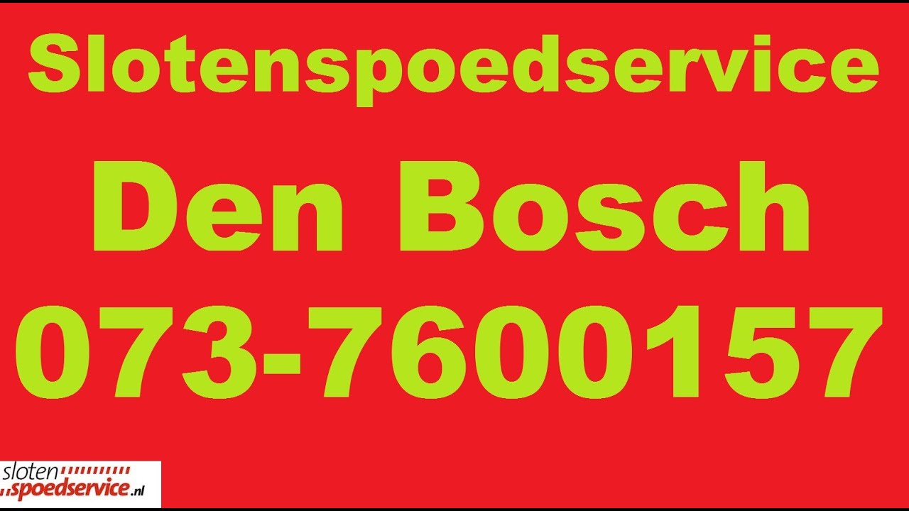 erkend slotenmaker Den Bosch | 073-7600157 | altijd open | Zaltbommel | Vught | Hedel