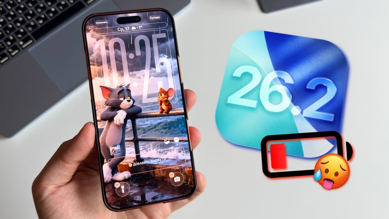 iOS 26.2 - Как исправить разрядку аккумулятора iPhone? Быстро садится батарея iOS 26.2 что делать?