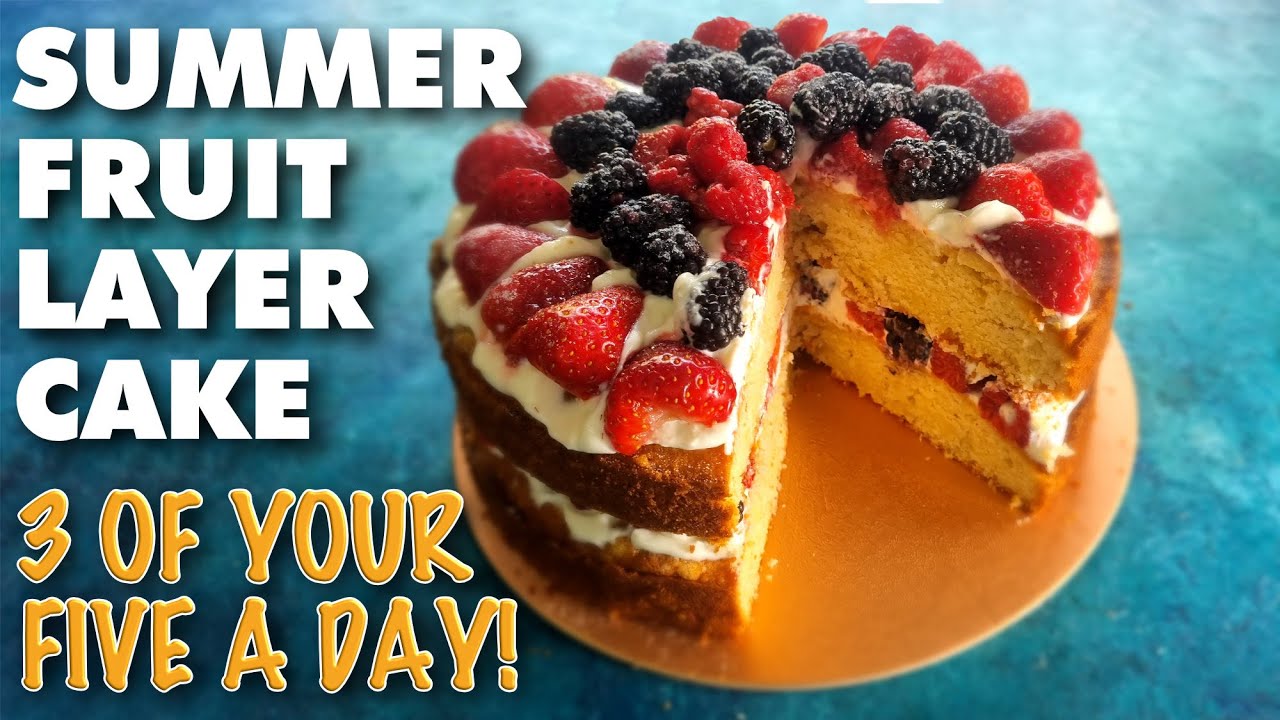 Summer Fruit Layer Cake