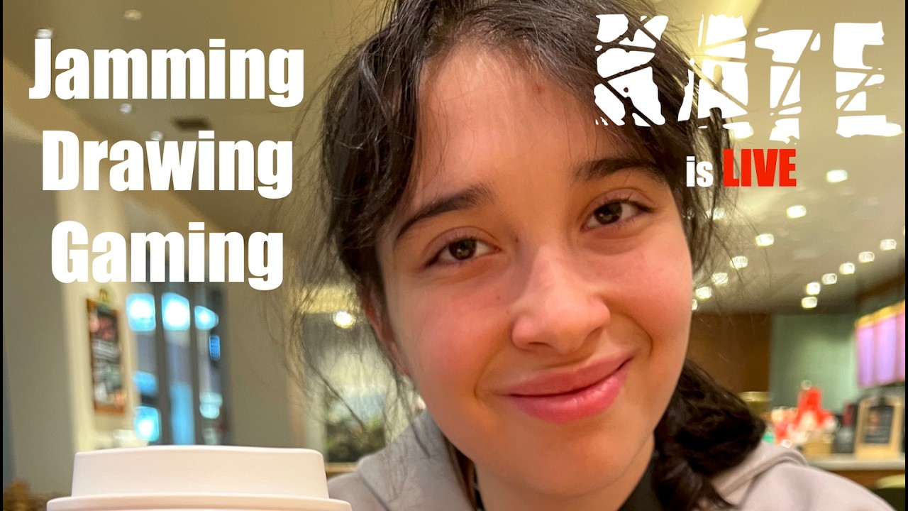 03/14/2026 Kate Jamming (dj + bass) Digital Drawing and Dead Rising!! デジタルお絵かきとジャム