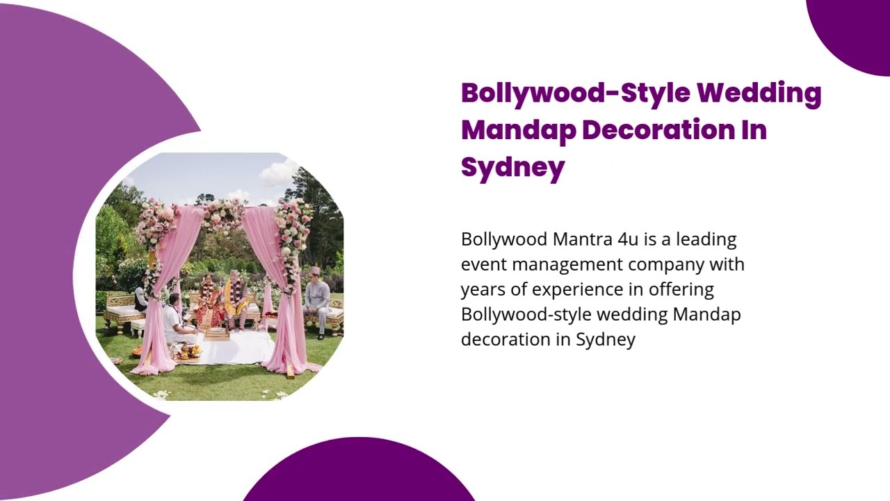 Bollywood Style Wedding Mandap Decoration For An Exquisite Indian Wedding In Sydney