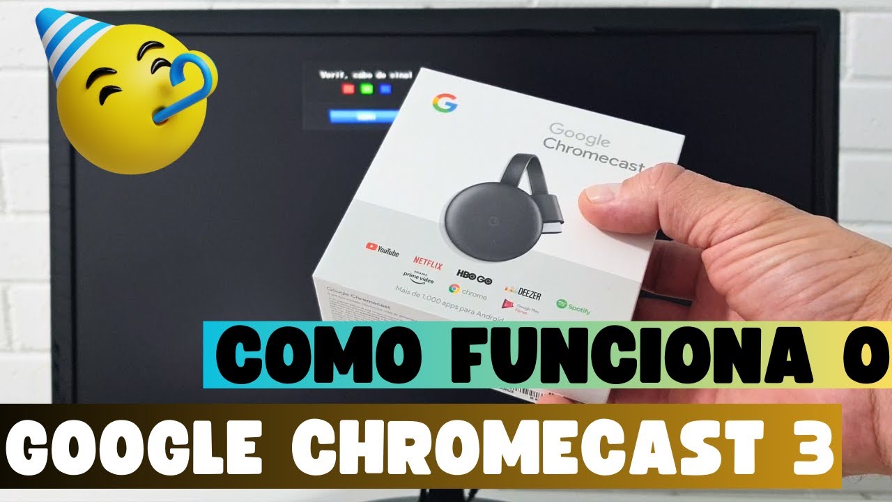 GOOGLE CHROMECAST  3: CONFIRA COMO FUNCIONA ESSE DISPOSITIVO QUE TRANSFORMA TV E MONITOR EM SMART TV
