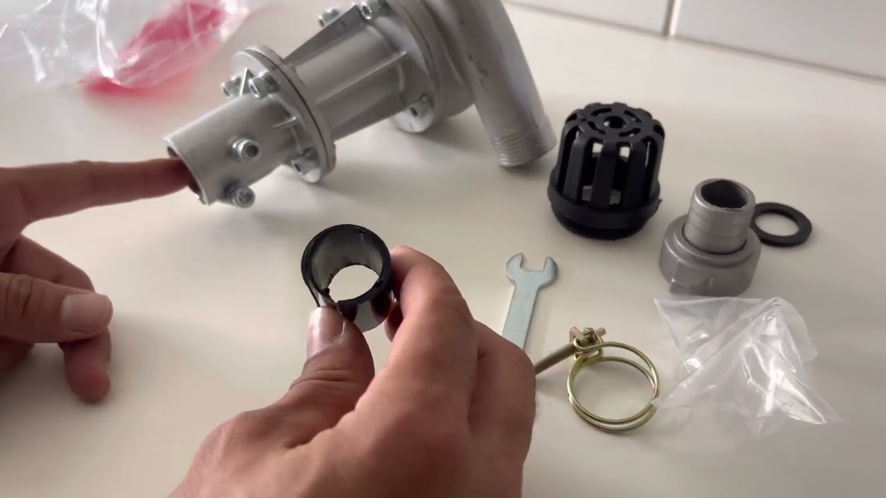 Transforme sua roçadeira em uma bomba d’água muito eficaz