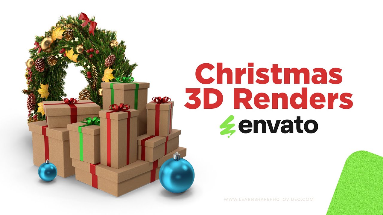 Christmas 3D Assets and Presentation Templates — Christmas with Envato (Day 3)