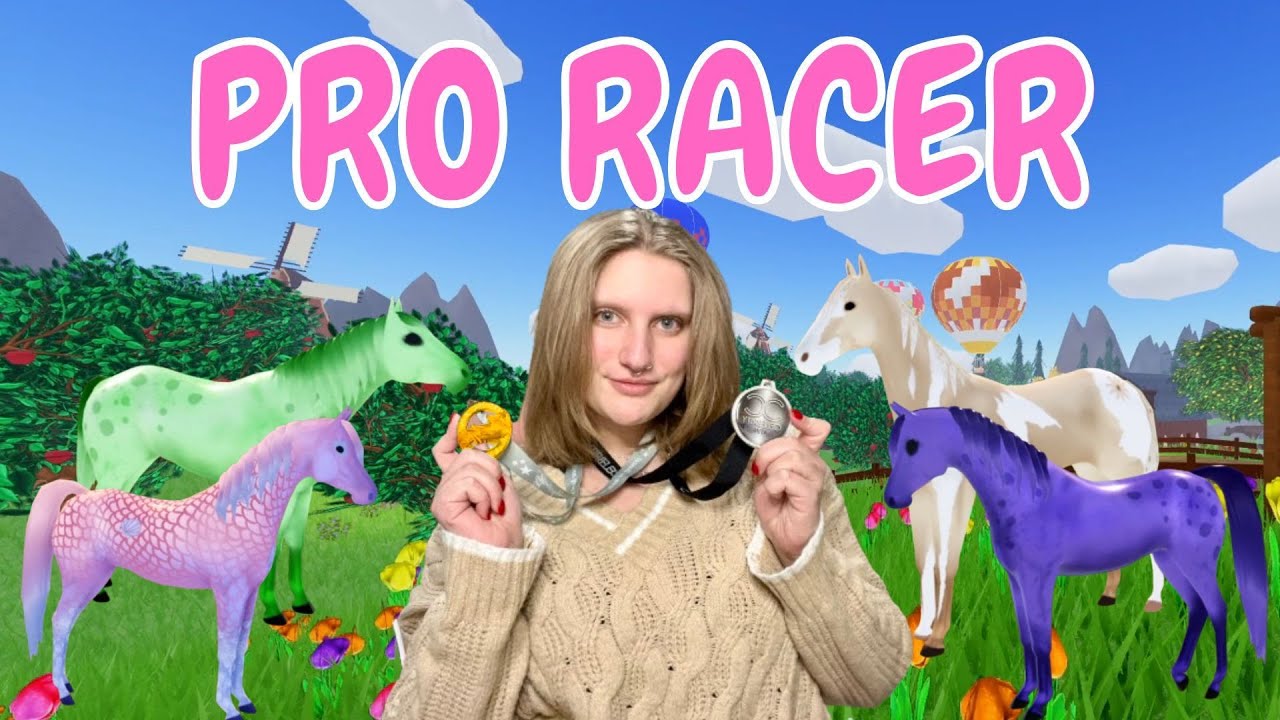 Becoming a RACING PRO in the new COMPETITION HUB on WILD HORSE ISLANDS in ROBLOX