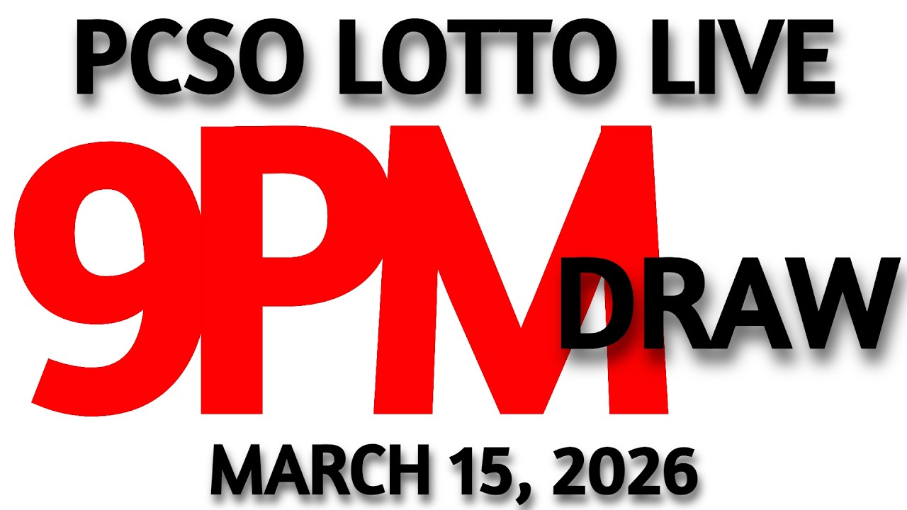 Lotto Result Today 9pm Draw March 15, 2026 Swertres Ez2 PCSO LIVE
