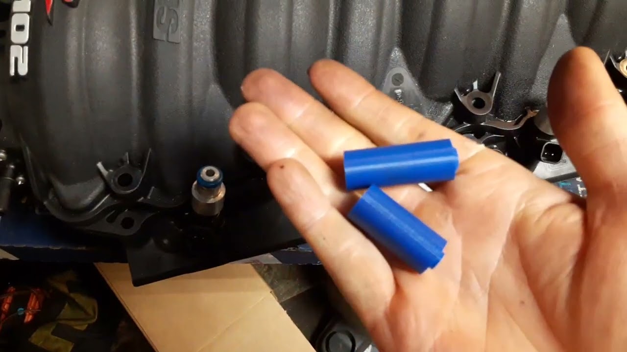 Drilling a FAST LSXR 102 Intake for direct port nitrous the cheap way!