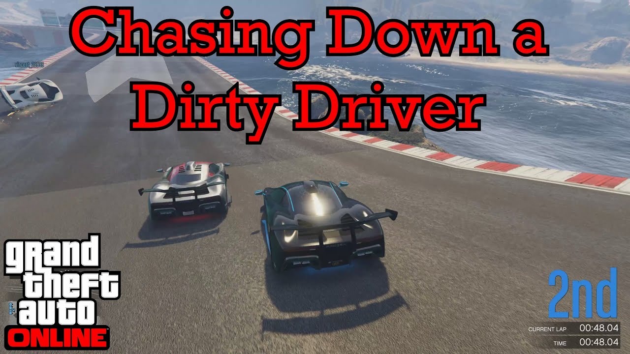 Chasing Down a Dirty Driver - GTA 5 Stunt Races