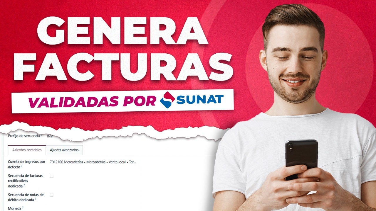 Genera facturas electrónicas en Odoo con validación SUNAT