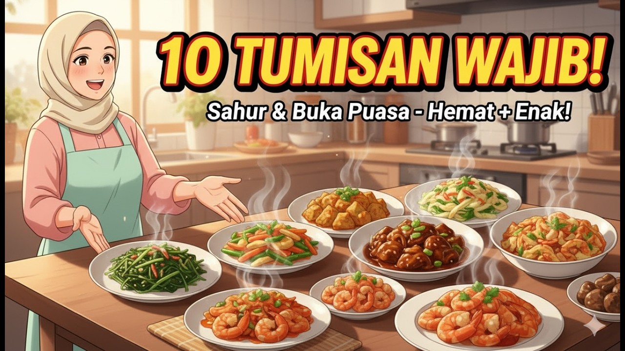 10 Menu Tumisan Untuk Sahur dan Buka Puasa. Hemat dan Enak. Ibu Wajib Tahu
