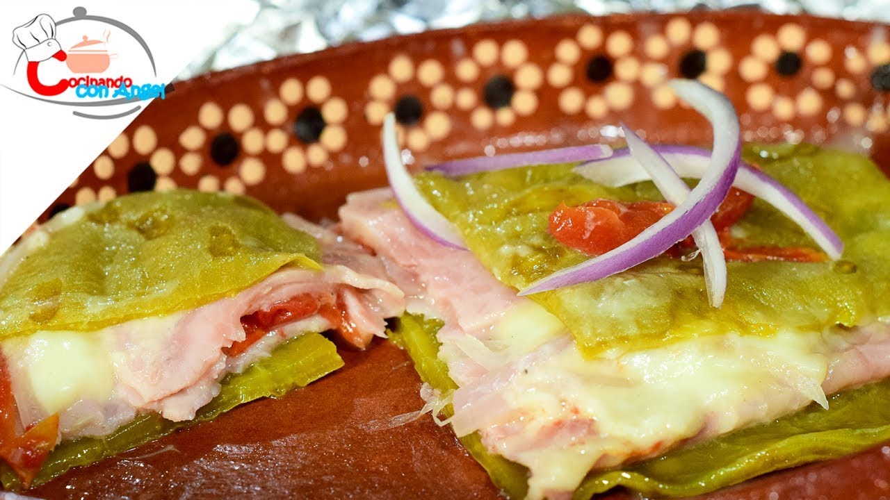 Nopales Rellenos de Jamón y Queso