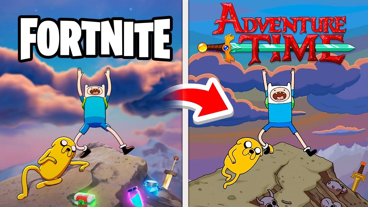 30 CURIOSIDADES DE HORA DE AVENTURAS X FORTNITE