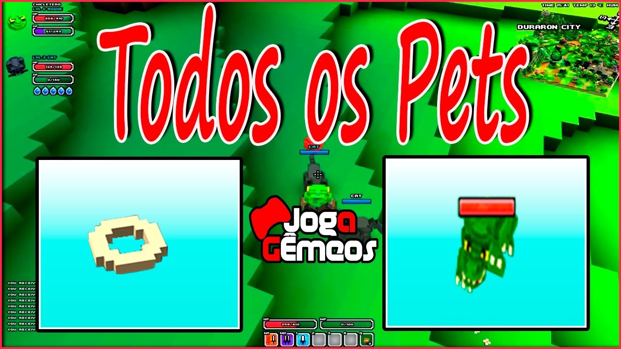 Cube World - Todos Pets e Itens. Pet Food X Pets 2016