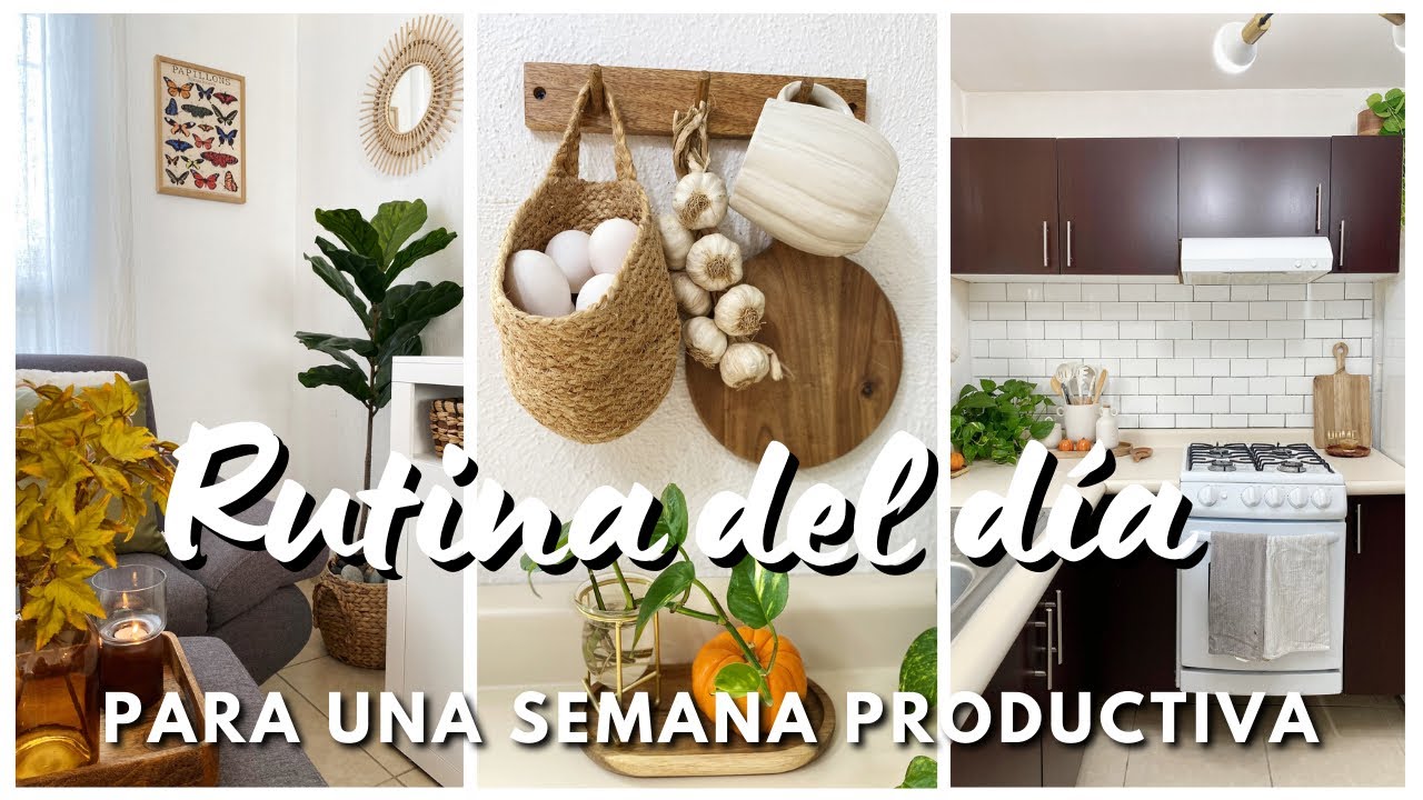 Rutina para una semana productiva y una casa en Orden | Limpia conmigo | Así siguen mis Rosas