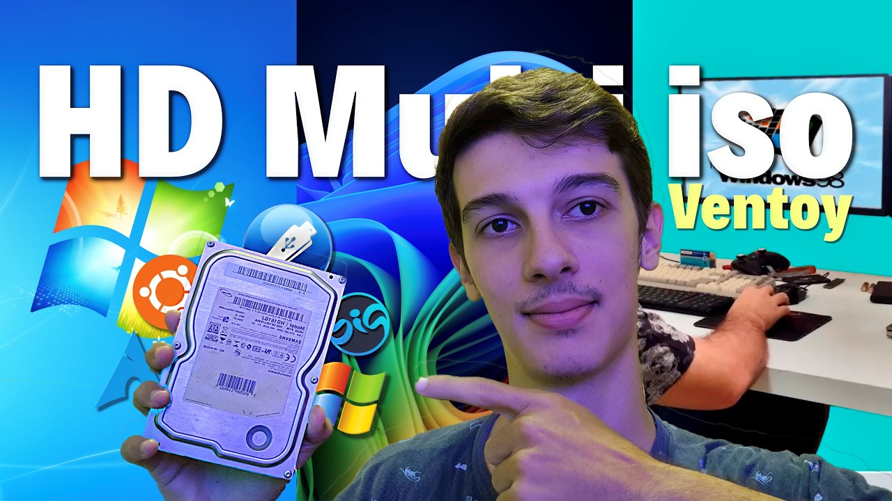 Transformei meu Hd veio da Samsung em um Pendrive Multi iso com Ventoy