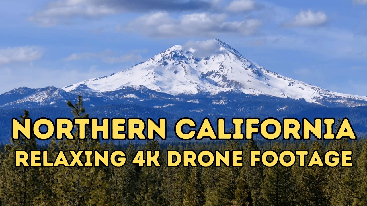 Northern California Drone Footage- Relaxing Aerial Film (4K UHD)