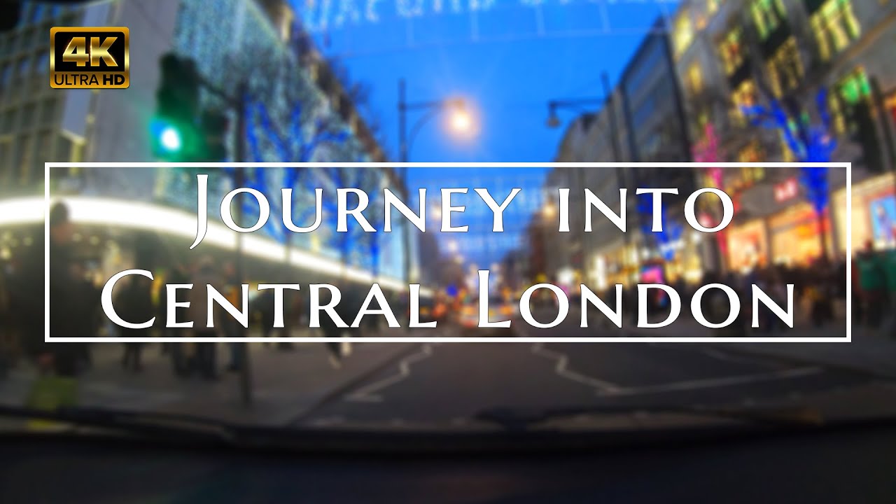 London Drive in 4k (EP11) - Journey into Central London During Sunset