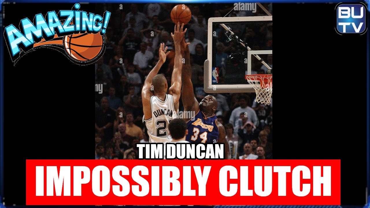 Tim Duncan Improbable CLUTCH Shot to ALMOST Win the Game ! | AMAZING PLAYS |【日本語字幕】