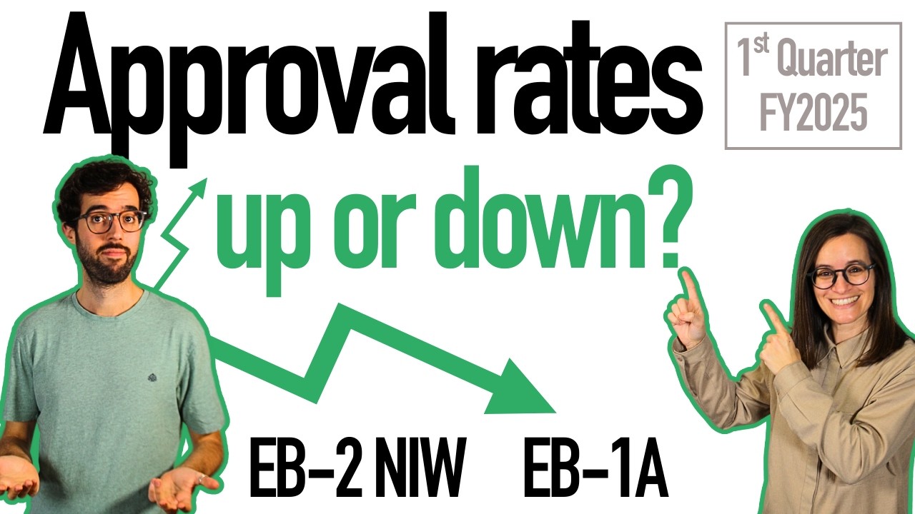Approval rates EB2 NIW and EB1A (FY2025)