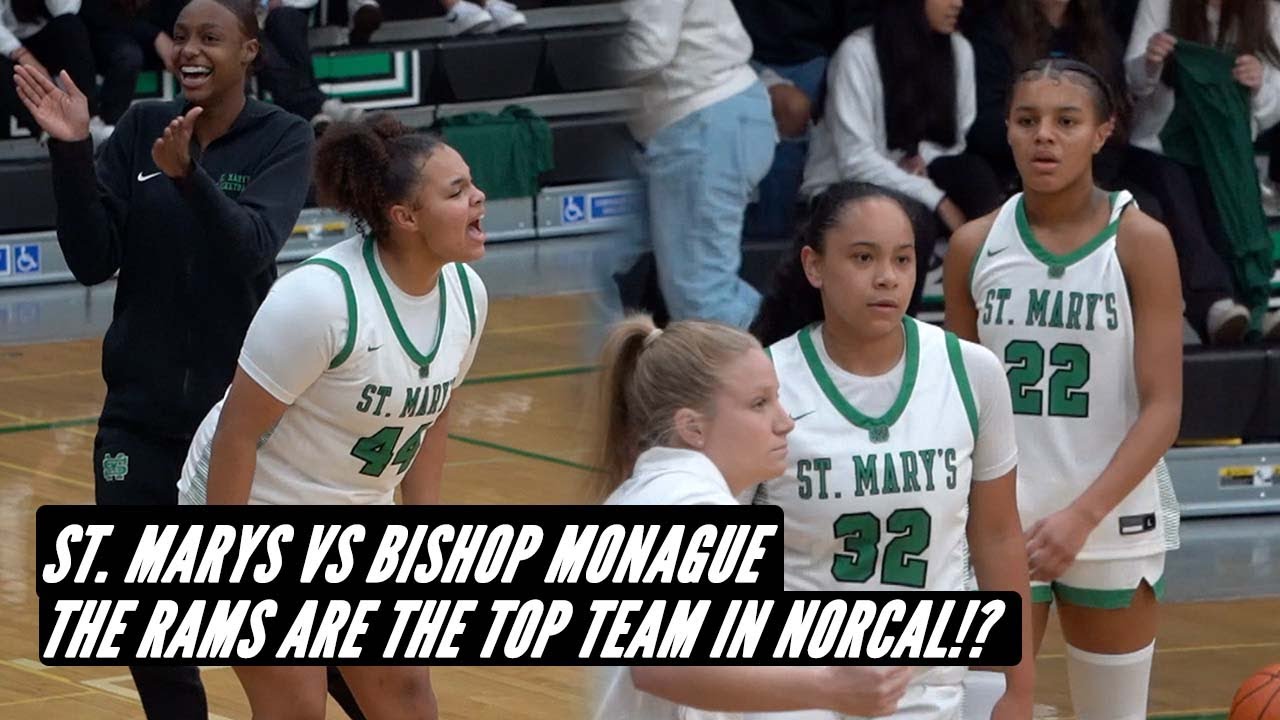 St. Marys-Stockton vs Bishop Mongue | TheTop Team in Norcal!? Ft. Jordan Lee & Nia Anderson