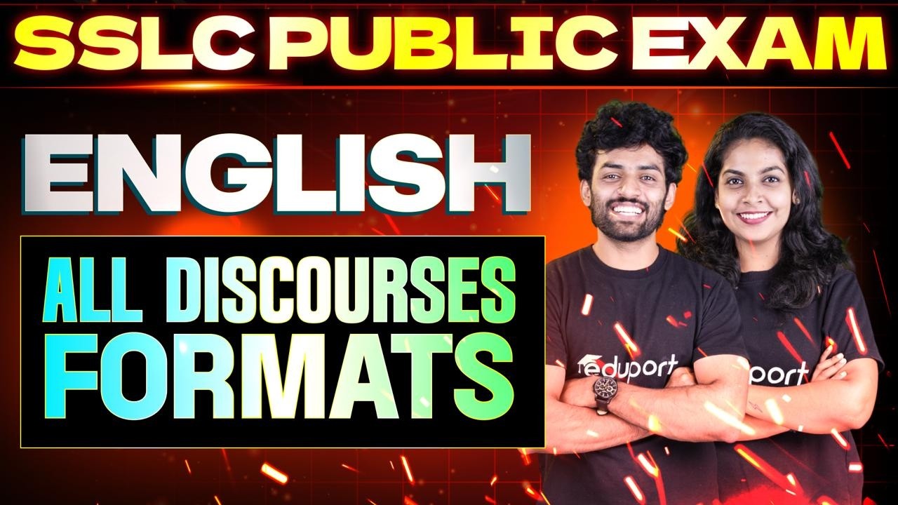 SSLC English | All Discourses Formats | Eduport SSLC