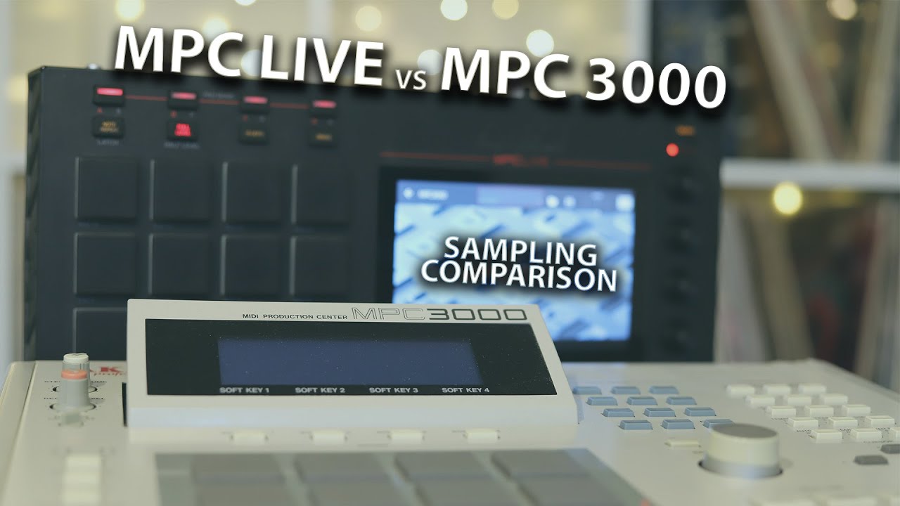 MPC Live vs MPC 3000 - Sampling Comparison (With Vintage Mode) | #mpclive #mpc3000 |