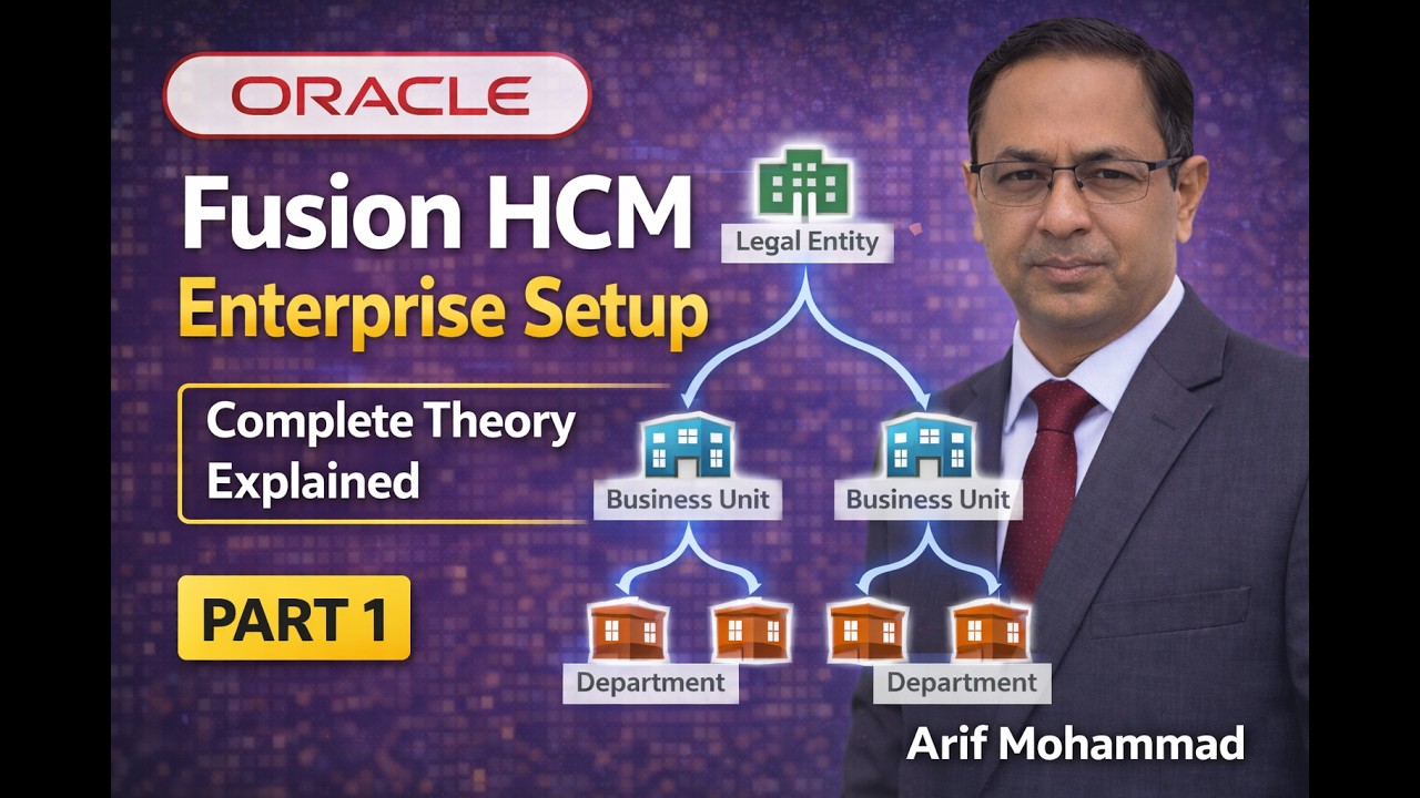 Oracle Fusion HCM Enterprise Setup | Complete Theory Explained (Part 1)